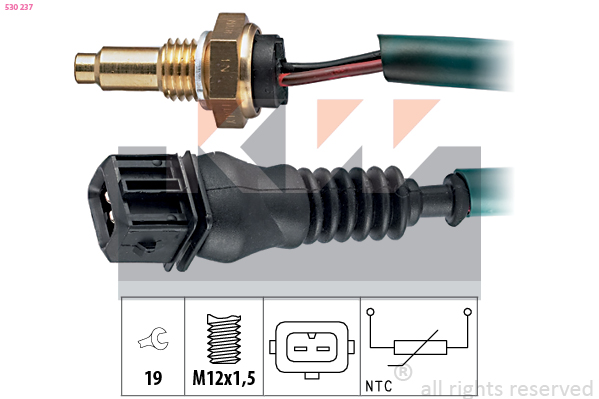 Senzor,temperatura lichid de racire 530 237 KW